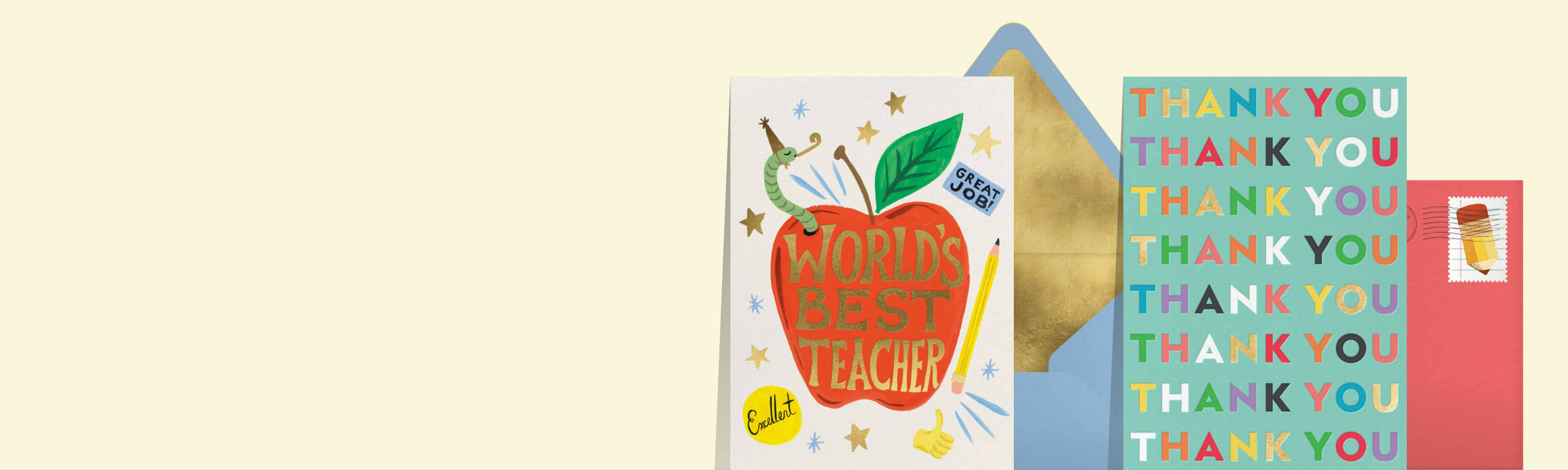 Teacher appreciation cards